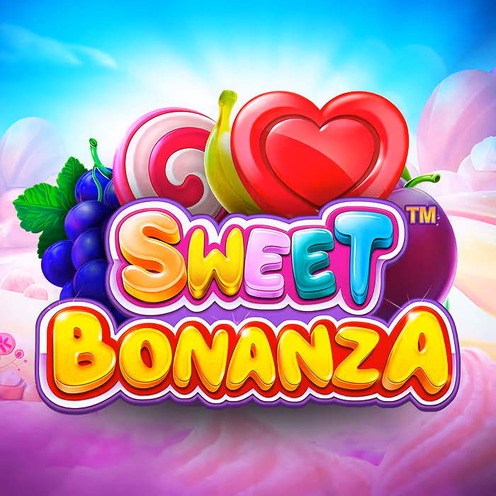 Sweet Bonanza fruit slot with tumble mechanics and multiplier candy symbols